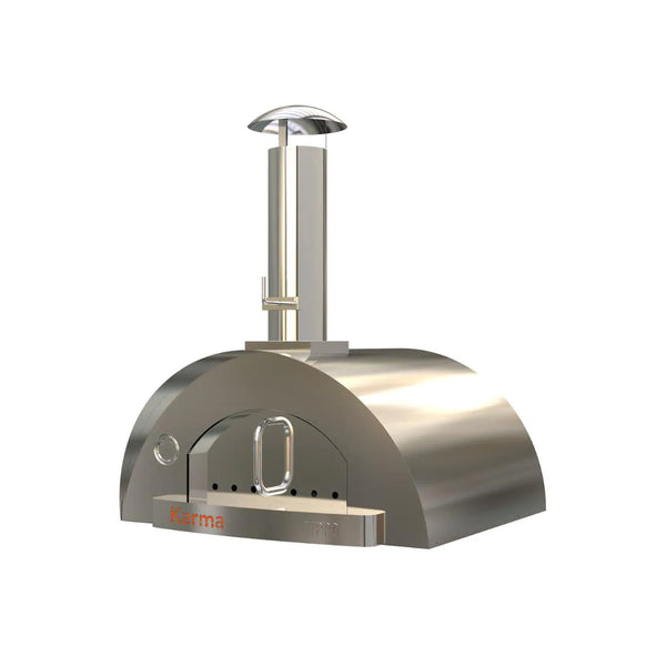 WPPO Karma 25 Inch Stainless Steel Wood Fired Countertop Pizza Oven - The  Flawless Host