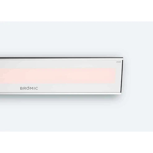 Bromic Heating Platinum 33 Inch 2300W 208V Smart-Heat Marine Grade Electric Heater White Detailed View