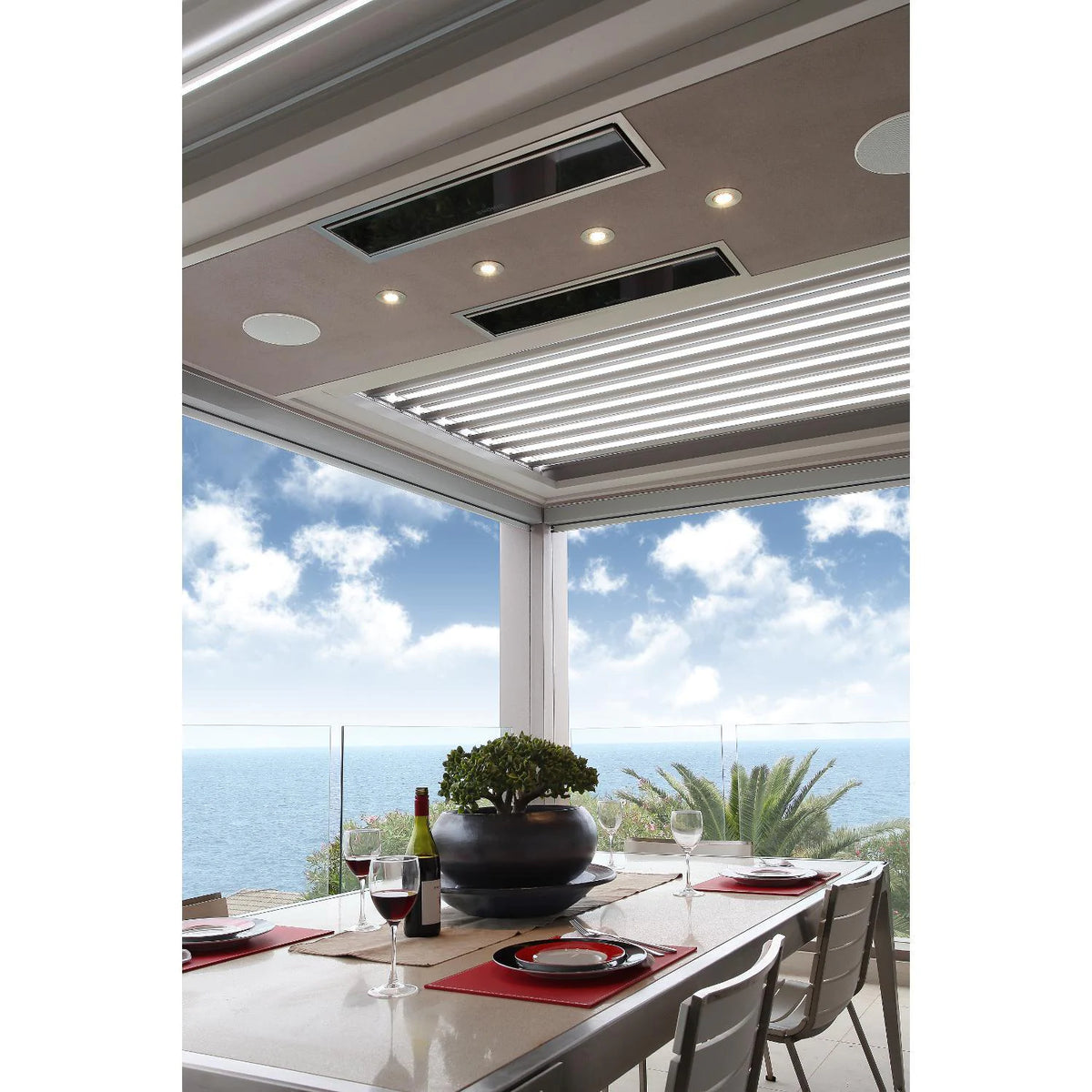 Bromic Platinum 2300W Smart-Heat Series II 240V Electric Patio Heater - Residential Lifestyle
