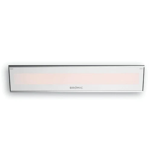 Bromic Heating Platinum 50 Inch 3400W 208V Smart-Heat Marine Grade Electric Heater White Front View