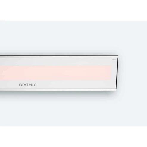 Bromic Heating Platinum 50 Inch 3400W 208V Smart-Heat Marine Grade Electric Heater White Detailed View