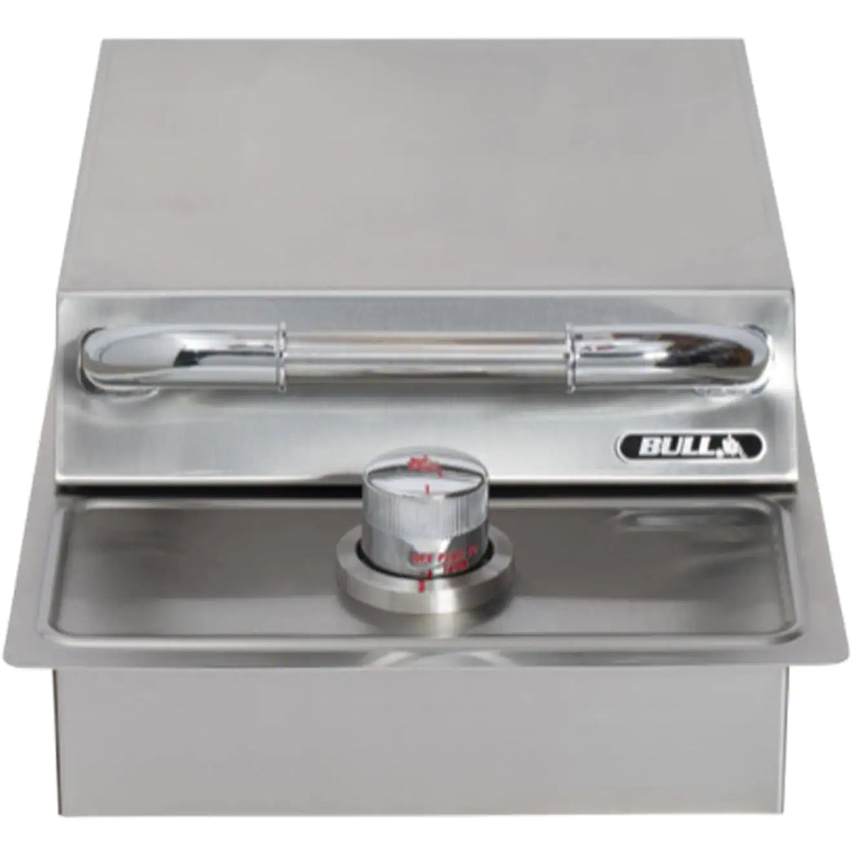 Bull 60008 Drop-In Stainless Steel Single Side Burner - Front View