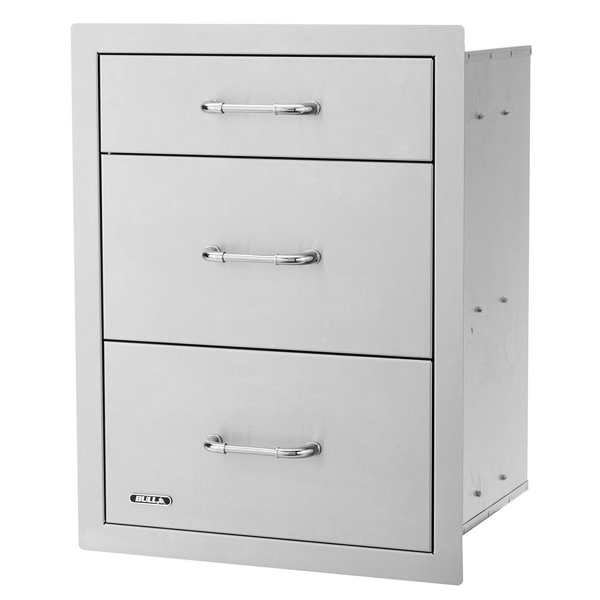 Bull 21 Inch Stainless Steel Triple Access Drawer