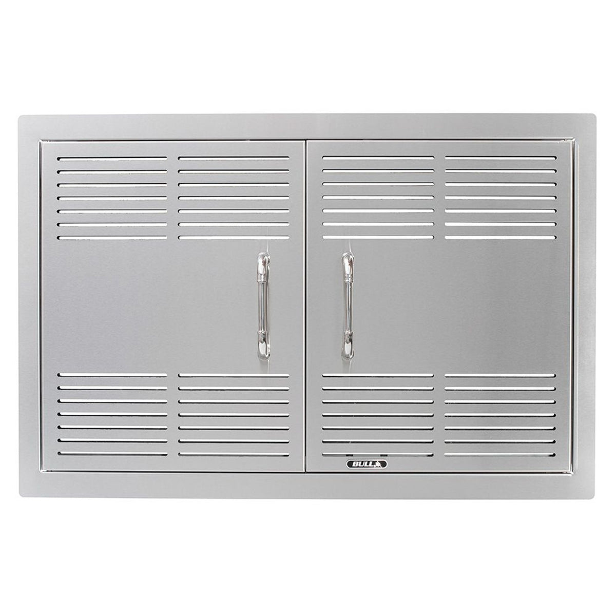 Bull 30 Inch Dual-Lined Vented Stainless Steel Double Access Doors