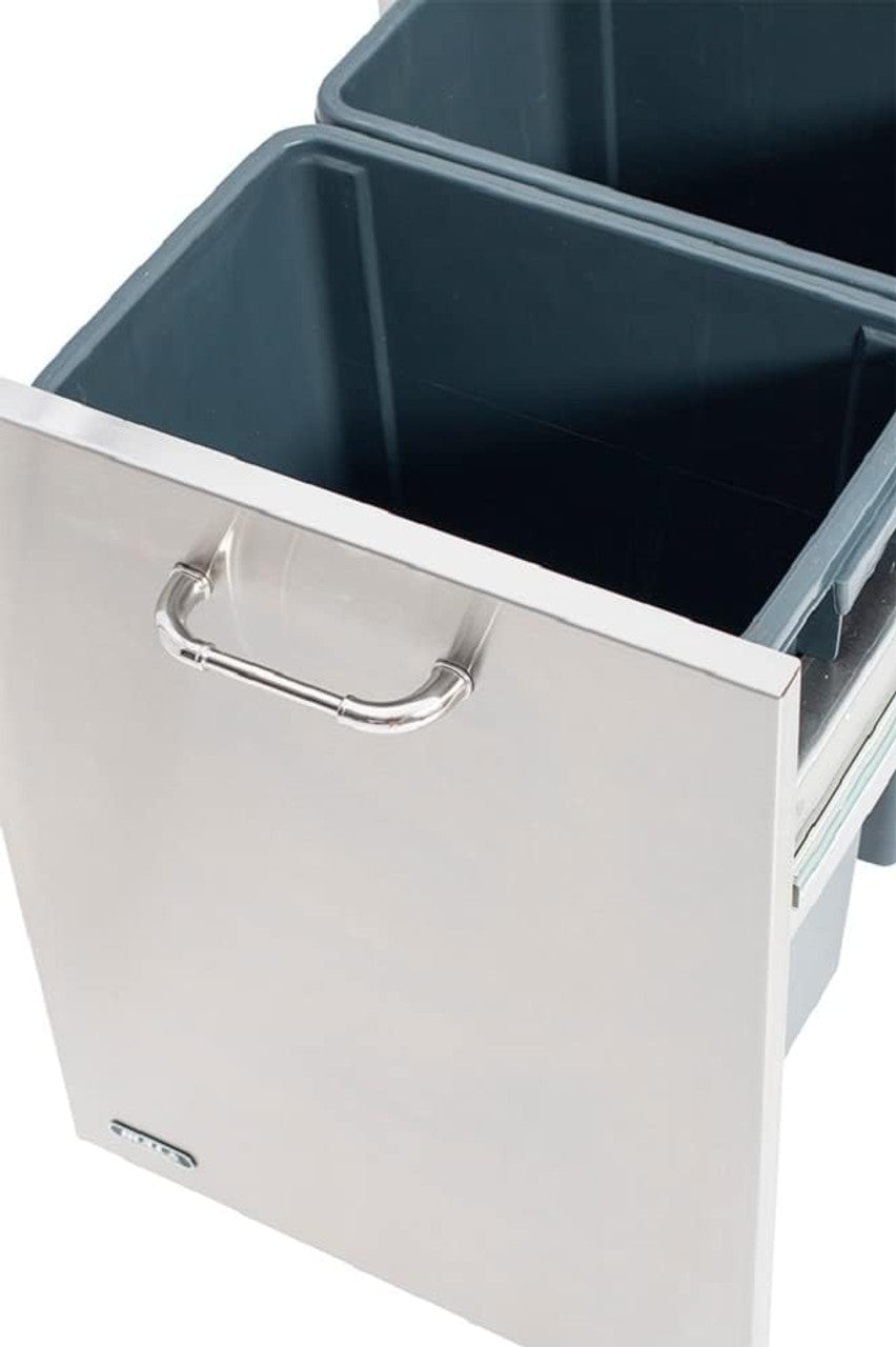 Bull 30 Inch Stainless Steel Double Trash/Recycle Drawer