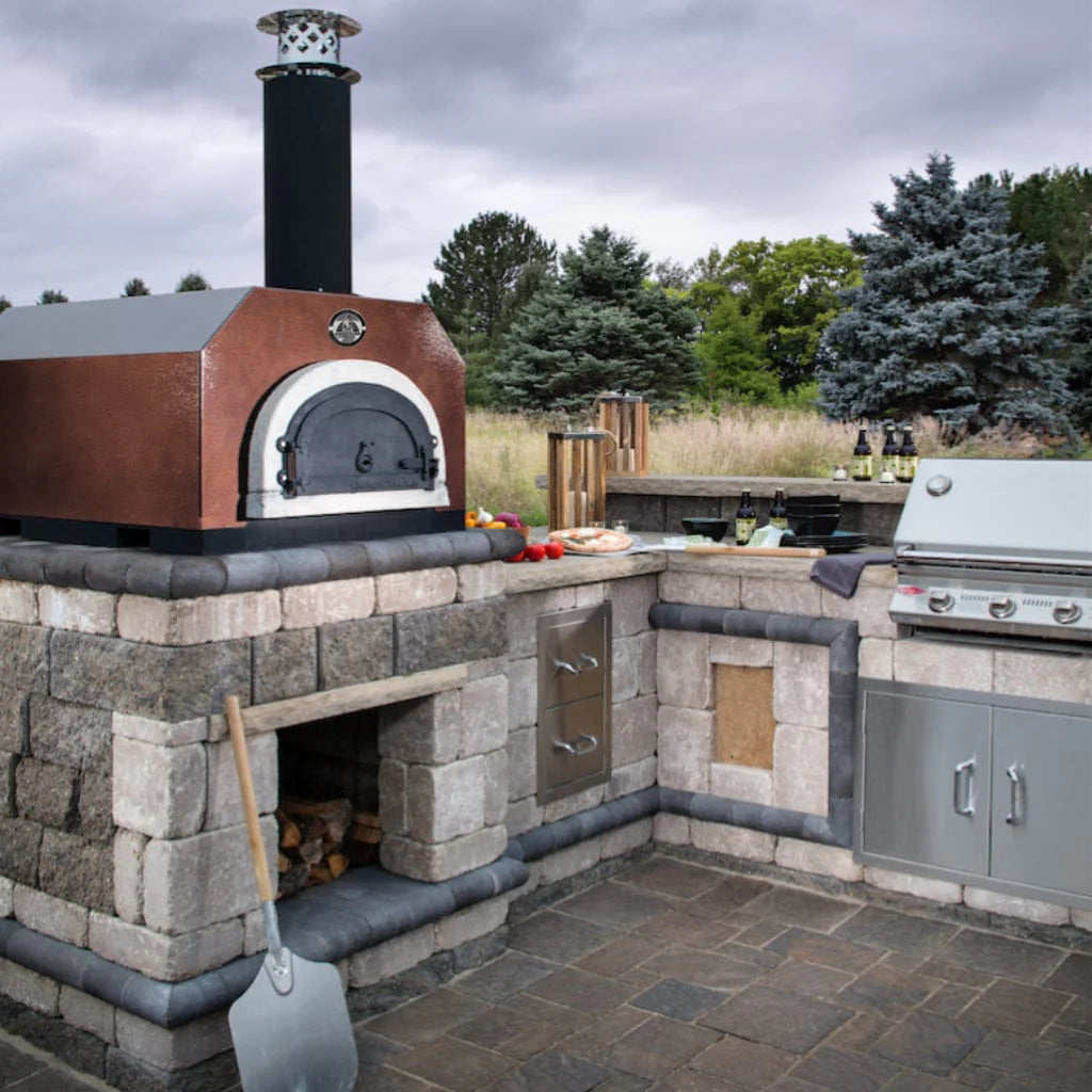 Chicago Brick Oven 35 1/2 Inch Countertop Wood Burning Pizza Oven