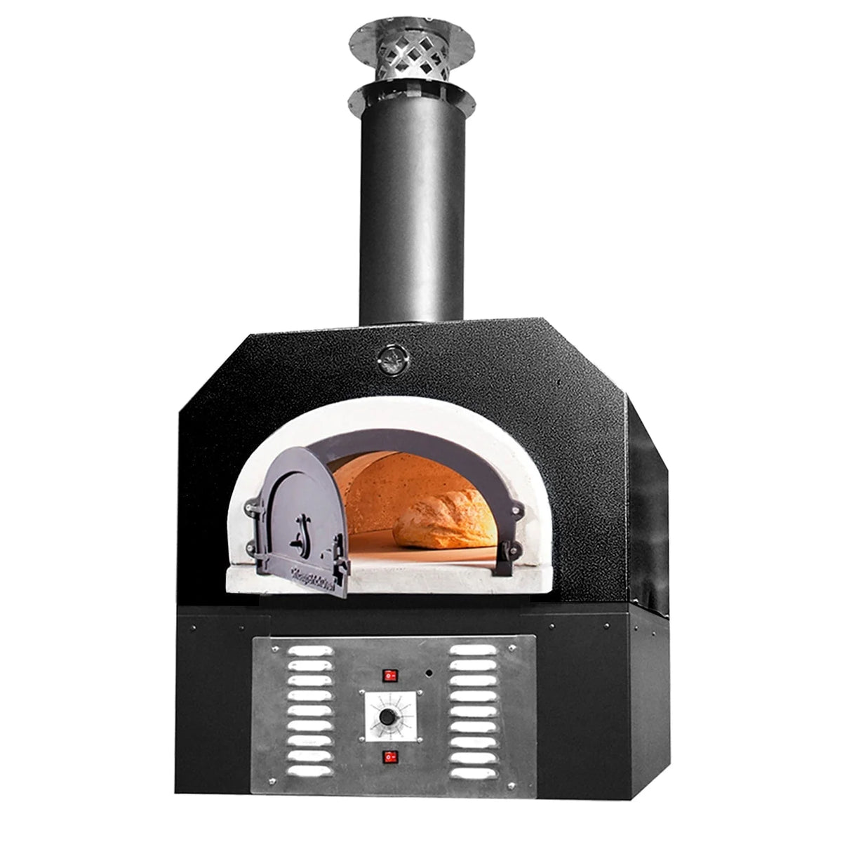 Chicago Brick Oven 35 1/2 Inch Hybrid Commercial Countertop Pizza Oven w/ Skirt