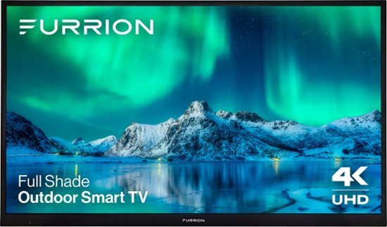 Furrion Aurora 55 Inch Full Shade Smart 4K UHD LED Outdoor TV Front View 2