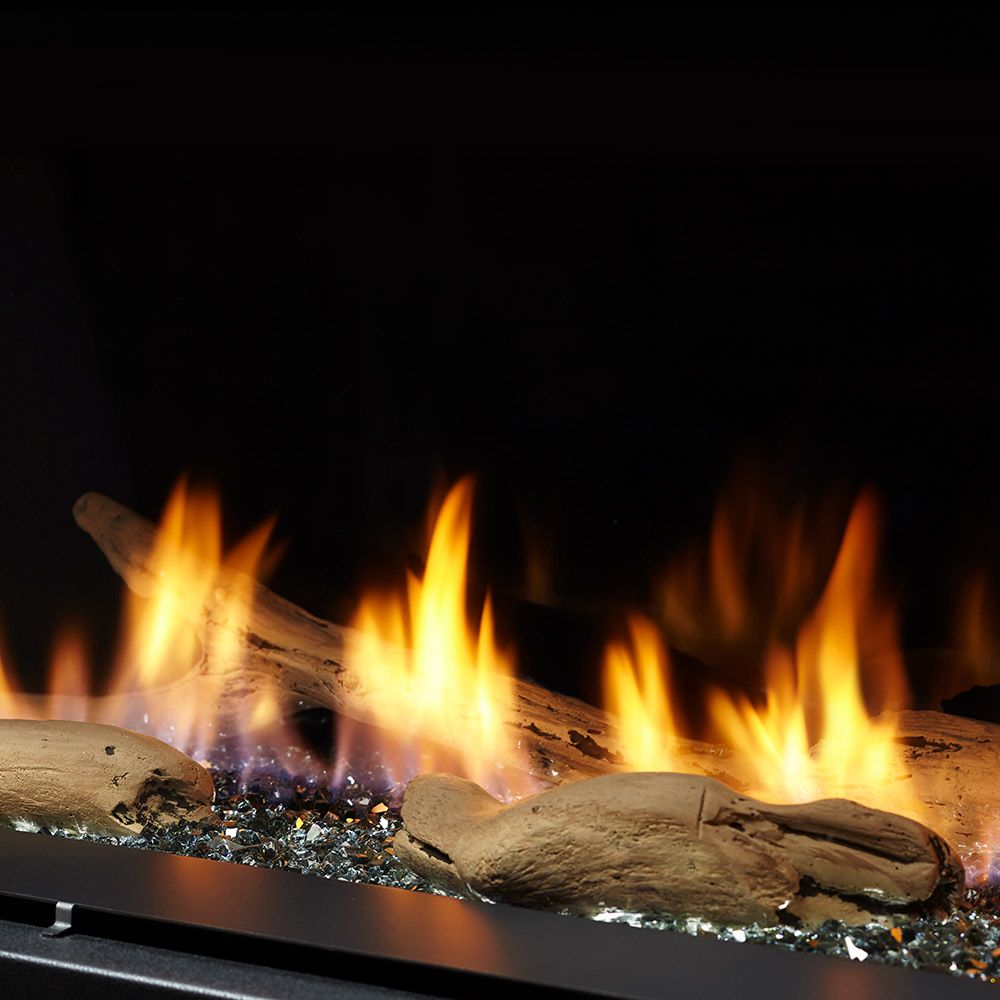Majestic Echelon II 48 Inch See-Through Direct Vent Fireplace w/ IntelliFire Touch Ignition System - NG