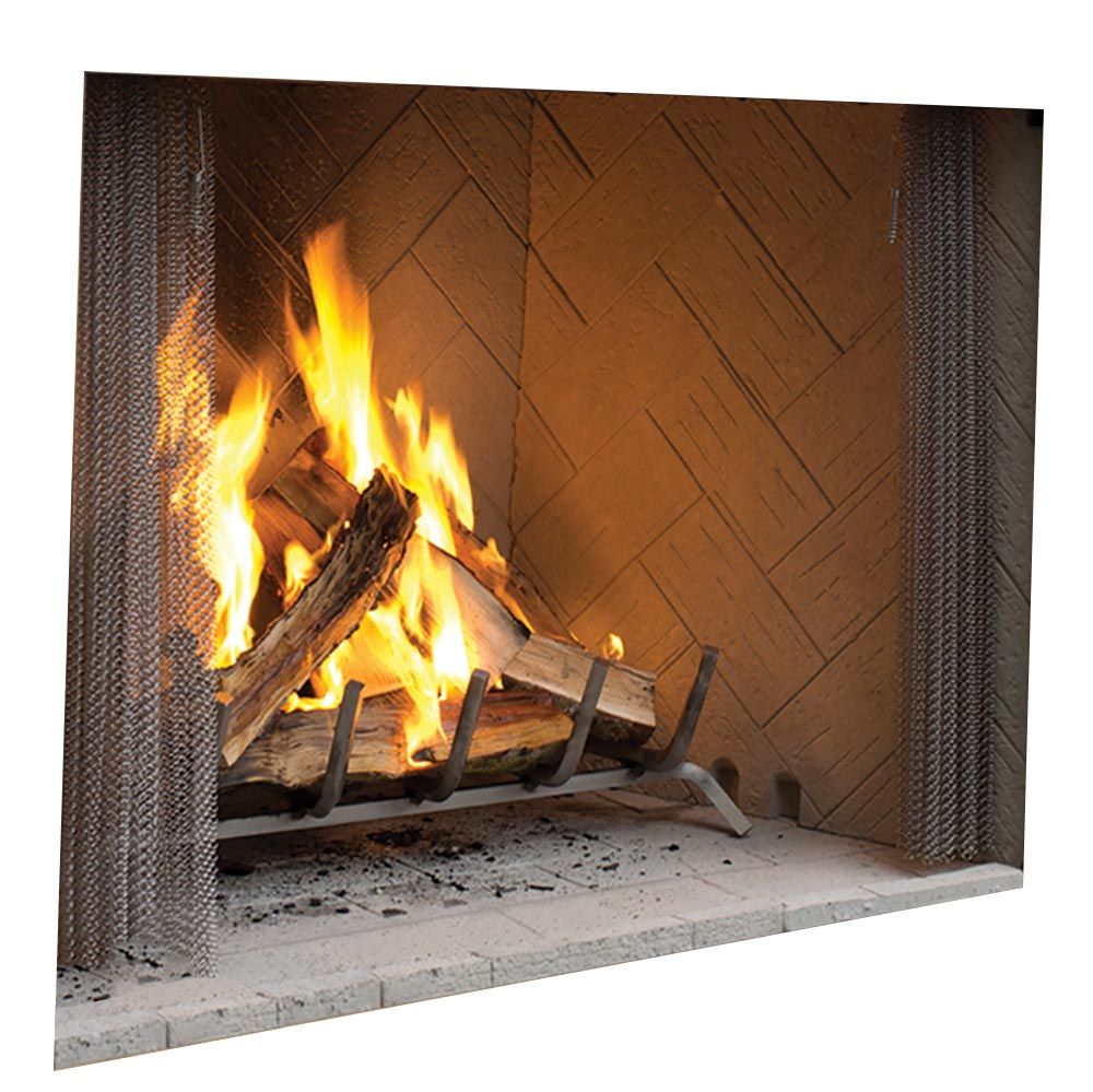Superior 36 Inch with X-Large Opening Outdoor Wood Burning Fireplace