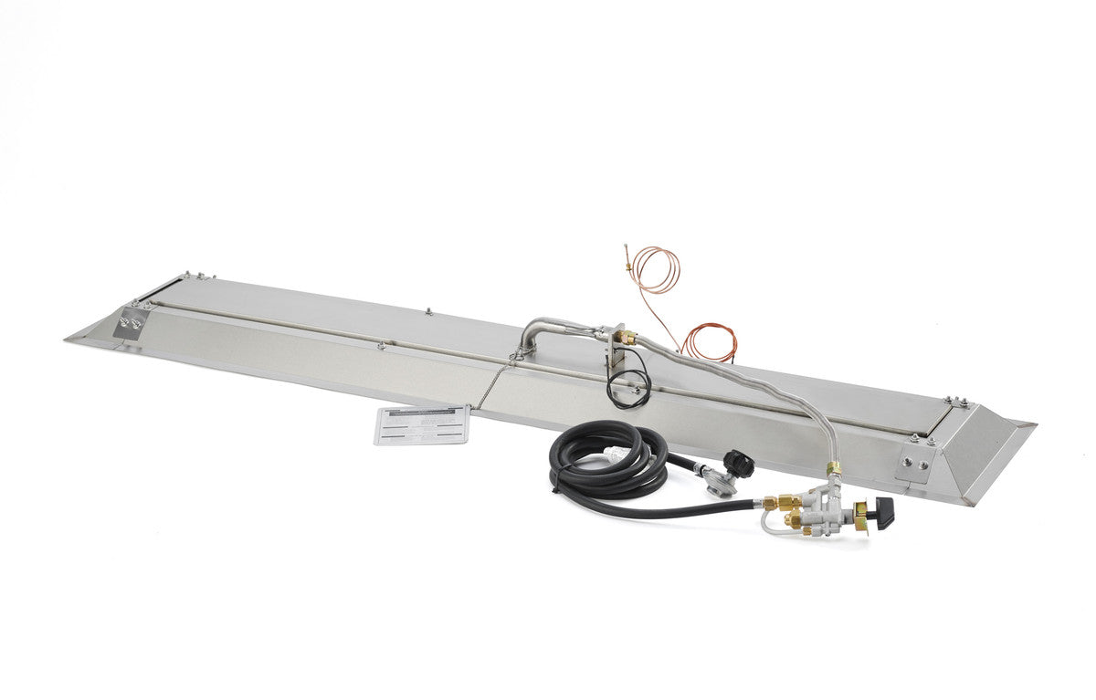 The Outdoor GreatRoom Linear Propane Gas Burner in Stainless Steel