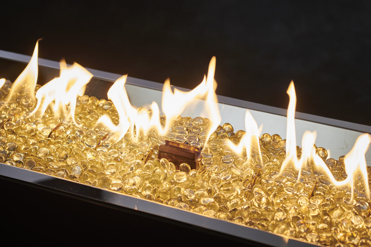 The Outdoor GreatRoom Natural Gas Linear Gas Burner Package in Stainless Steel w/ DSI Ignition