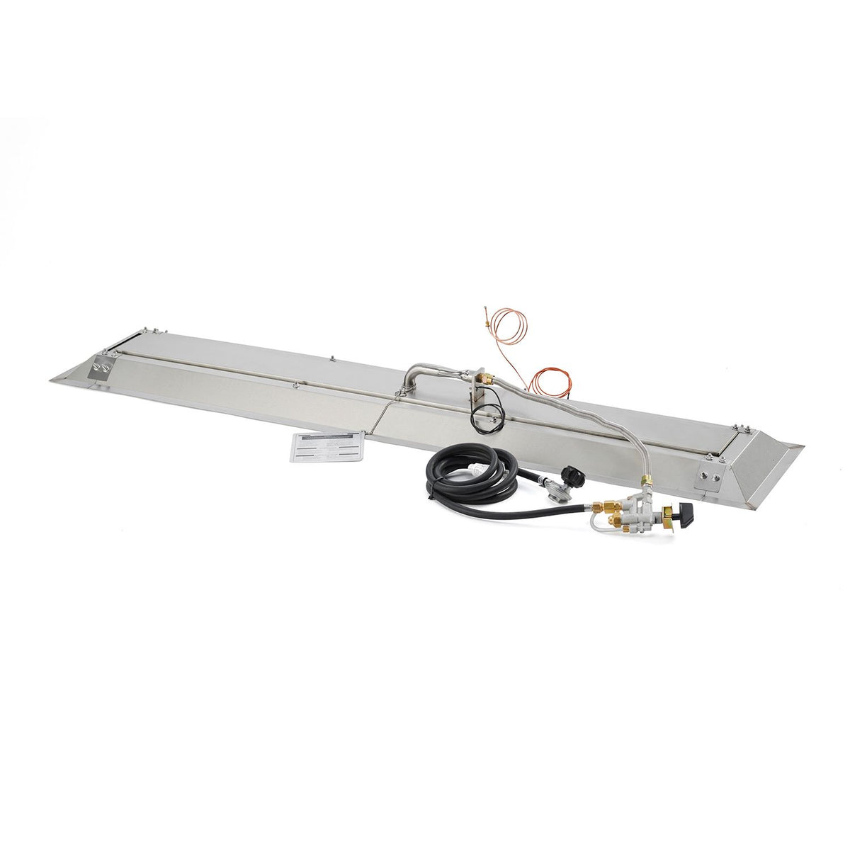 The Outdoor GreatRoom Linear Crystal Fire Plus Gas Burner