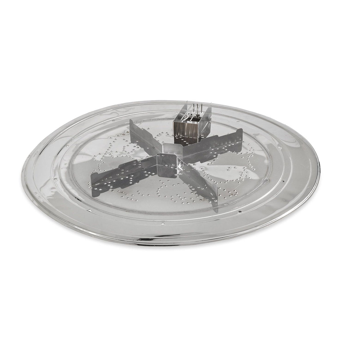 The Outdoor GreatRoom Round Stainless Steel Gas Burner Insert w/ DSI Ignition