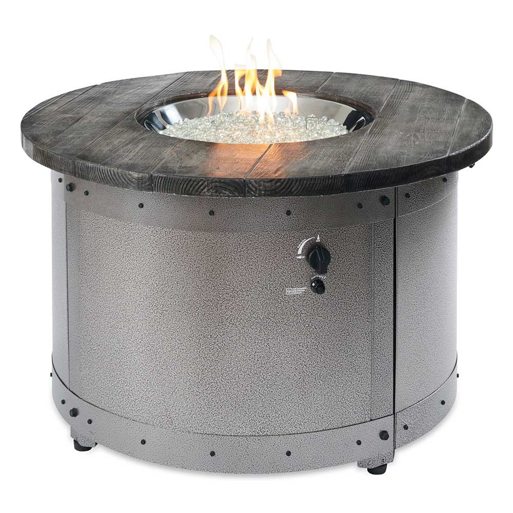 The Outdoor Greatroom Edison Round Fire Table