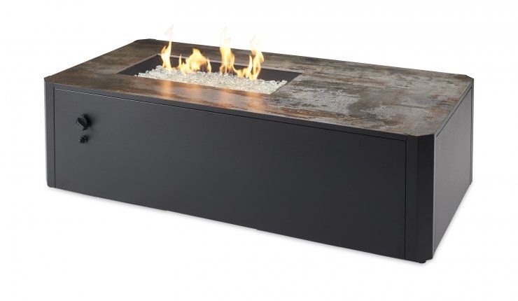 The Outdoor Greatroom Kinney Rectangle Fire Table