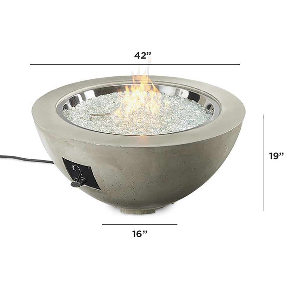 The Outdoor Greatroom Midnight Mist Cove 30 Fire Bowl