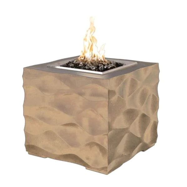 American Fyre Designs Voro 25 1/2 Inch Cube Gas Fire Table