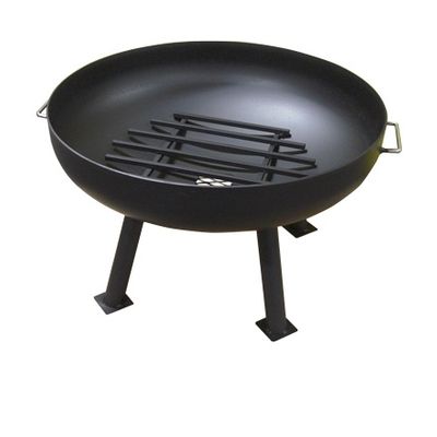 Aspen Industries Master Flame Round Fire Pit With Four Leg Base-Round