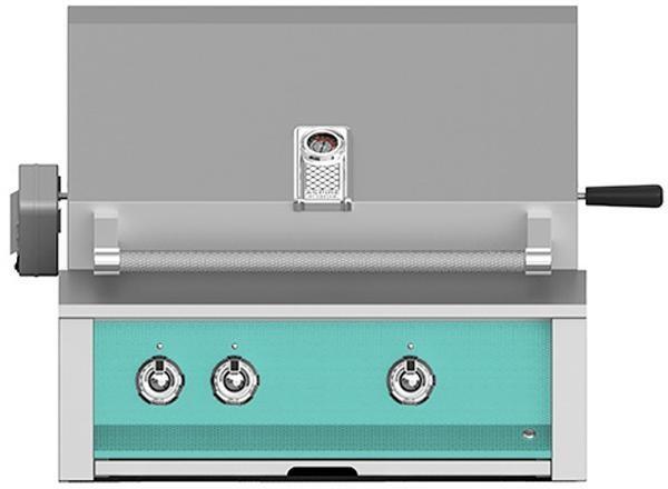 Aspire By Hestan 30-Inch Built-In Gas Grill with Rotisserie Torquoise