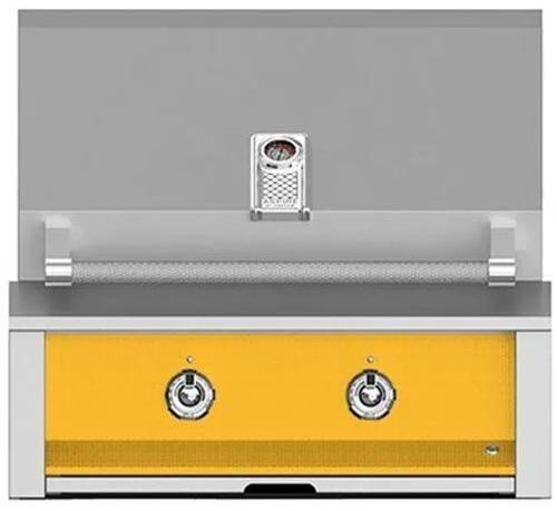 Aspire By Hestan 30-Inch Built-In Gas Grill with Sear Burner Ye;llow