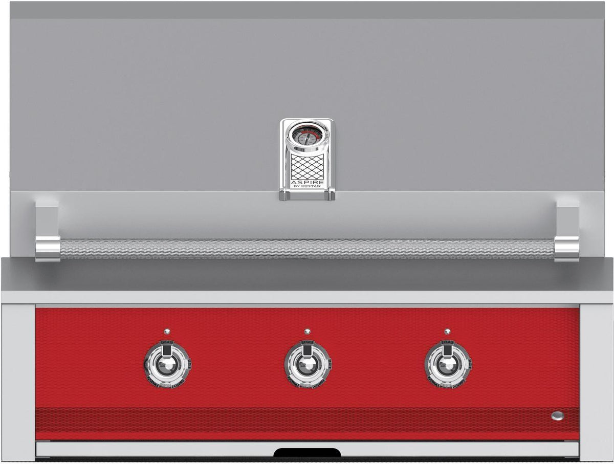 Aspire By Hestan 36-Inch Built-In Gas Grill Red