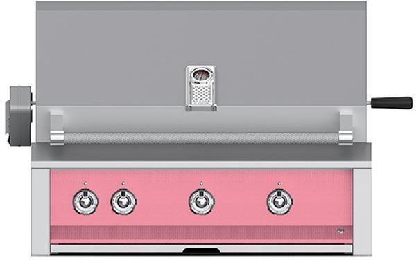 Aspire By Hestan 36-Inch Built-In Gas Grill with Rotisserie Pink