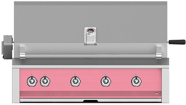 Aspire By Hestan 42-Inch Built-In Gas Grill with Rotisserie Pink