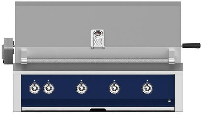 Aspire By Hestan 42-Inch Built-In Gas Grill with Sear Burner and Rotisserie Darkblue