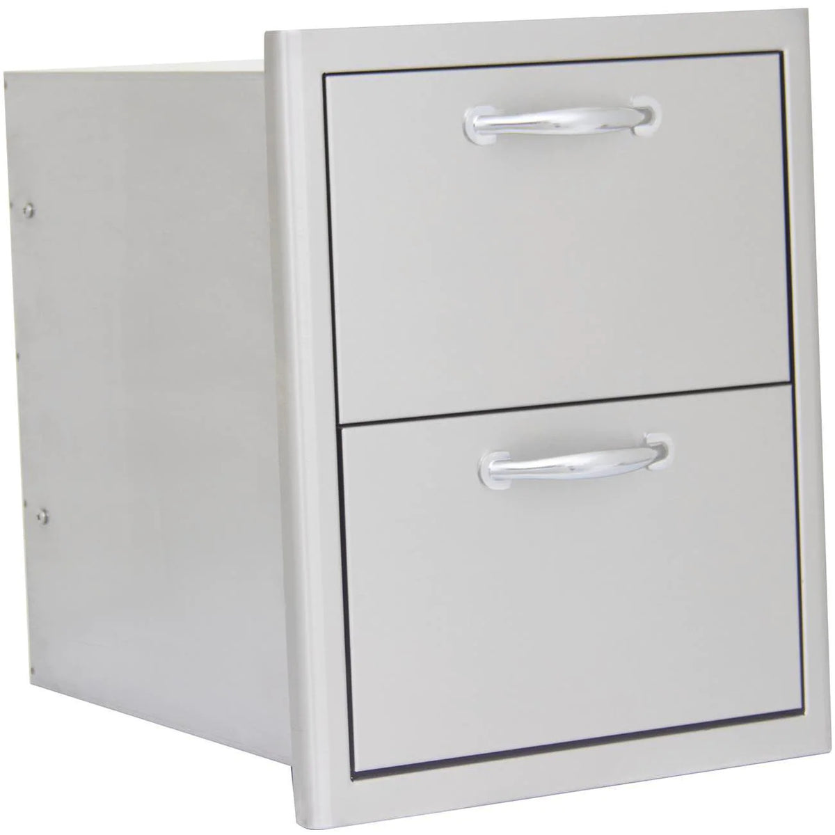 Blaze 16 Inch Double Access Drawer Side Angle View