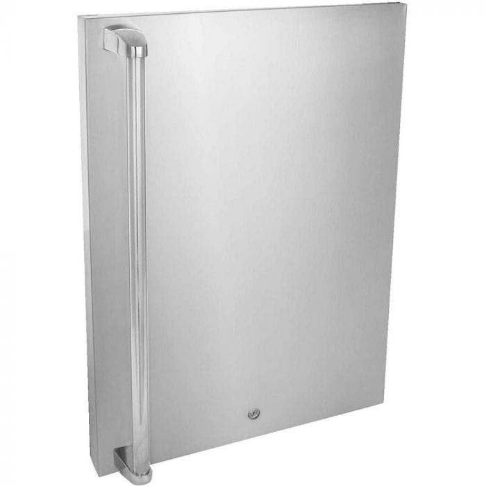 Blaze 20 Inch Outdoor Compact Refrigerator Stainless Steel Door Upgrade