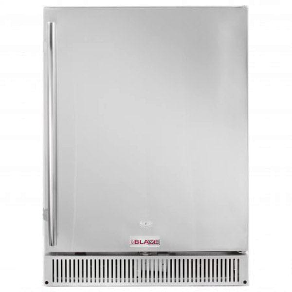 Blaze 24 Inch Outdoor Rated Stainless Refrigerator Front View