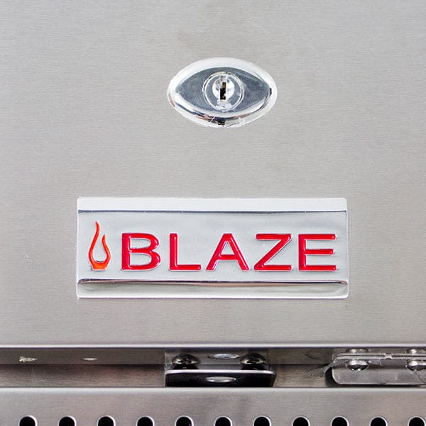 Blaze 24 Inch Outdoor Rated Stainless Refrigerator Lock with Blaze Logo