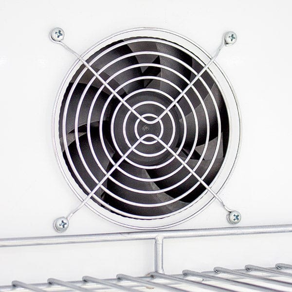 Blaze 24 Inch Outdoor Rated Stainless Refrigerator Fan Closeup View