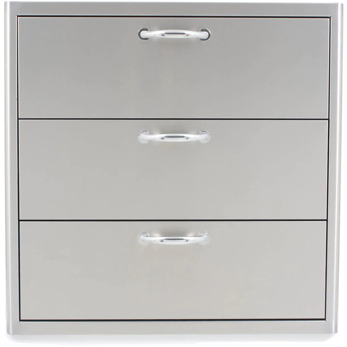 Blaze 30 Inch Triple Access Drawer Front View