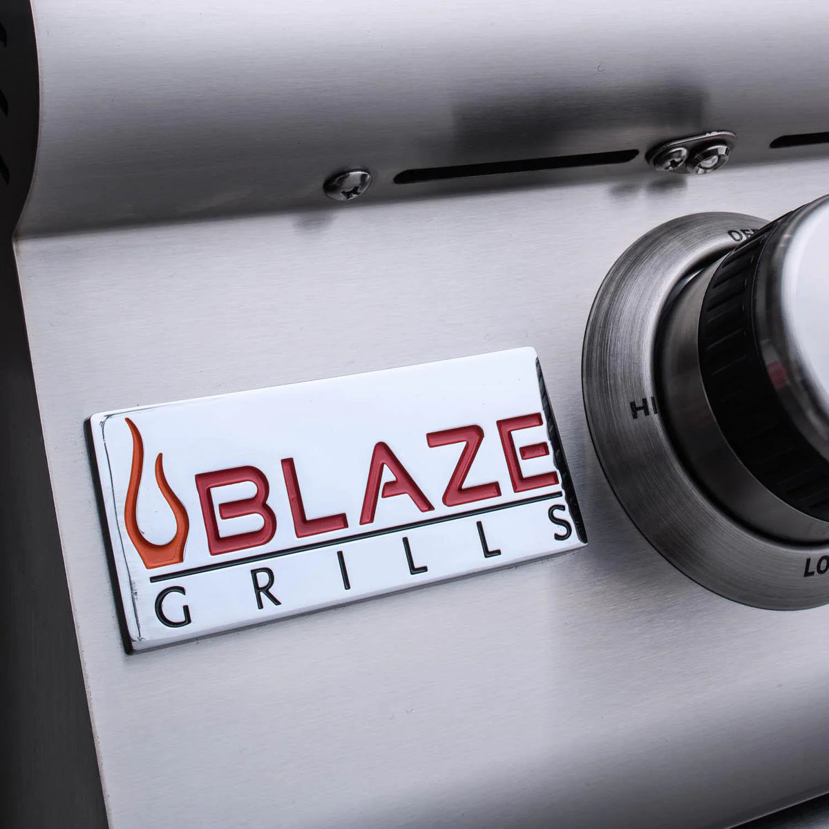 Blaze LTE 4 Burner 32 Inch Grill Blaze Logo