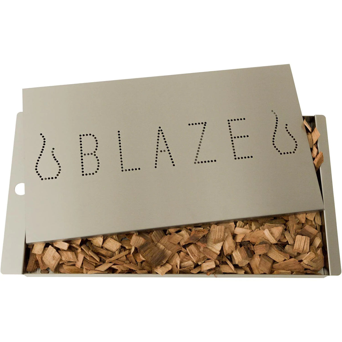 Blaze Professional Extra Large Smoker Box With Wood Chips