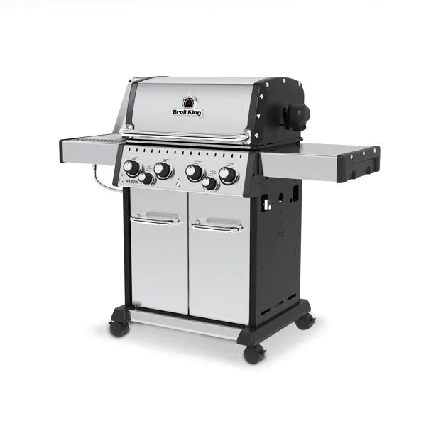 Broil King Baron S 490 Pro Infrared Natural Gas Grill 875947 - Closed Angled