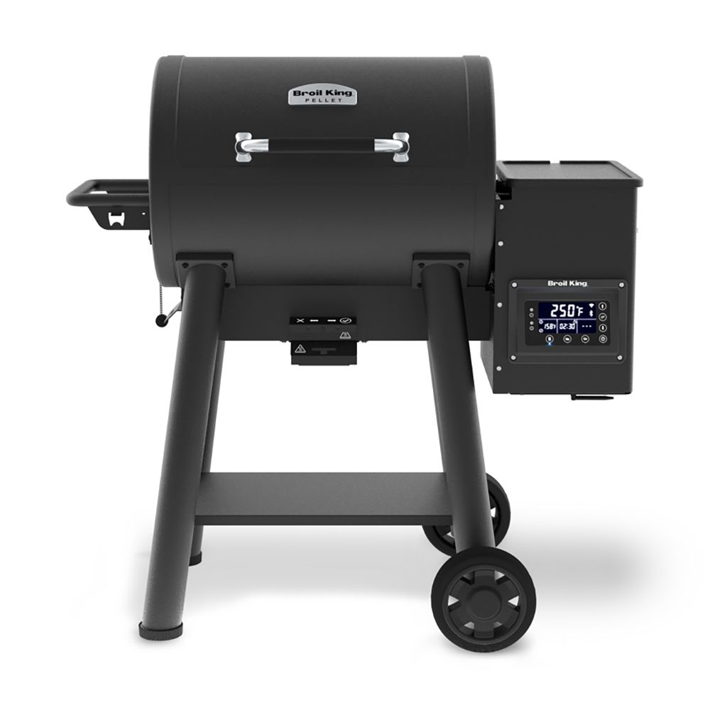 Broil King Crown Pellet 400 Smoker and Grill Front View