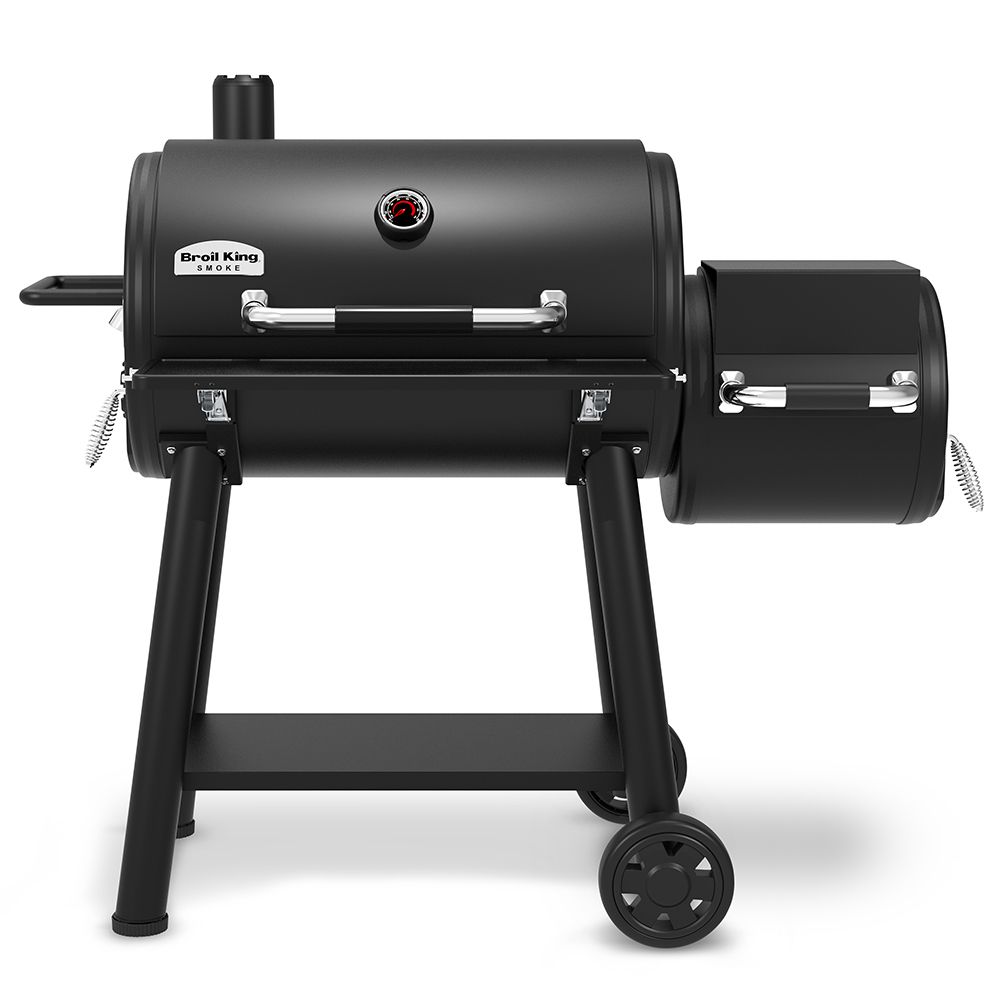 Broil King Regal Charcoal Offset 500 Charcoal Smoker Front View