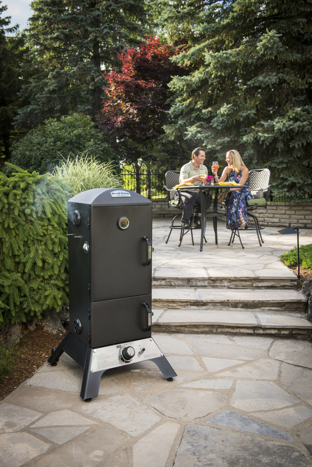 Broil King Smoke Cabinet Gas Smoker in Outdoor