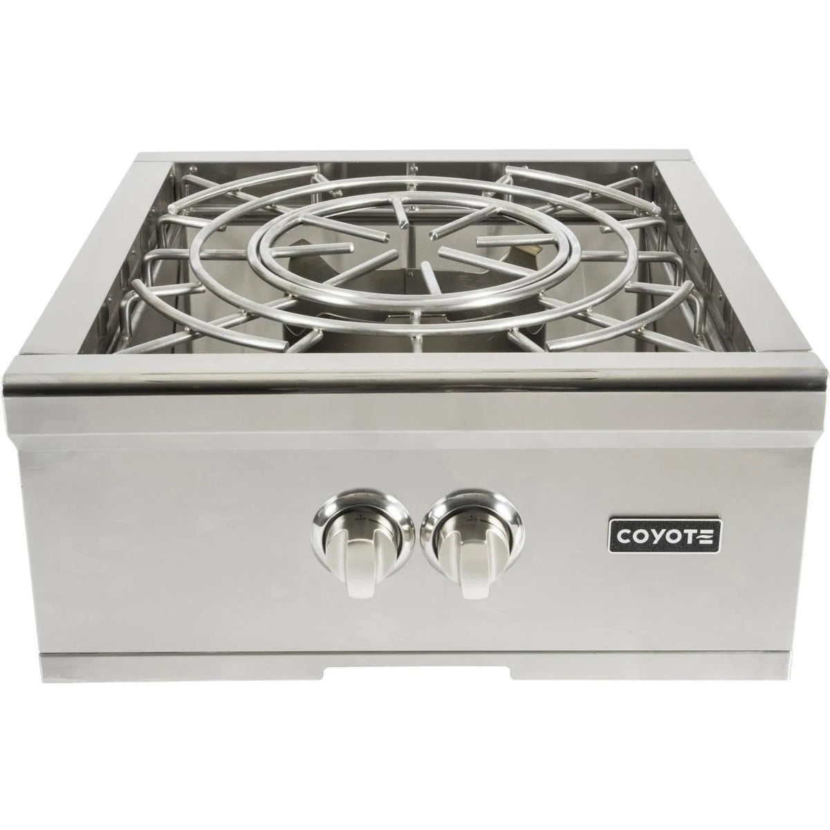 Coyote Built-In Propane Gas Power Burner Front View