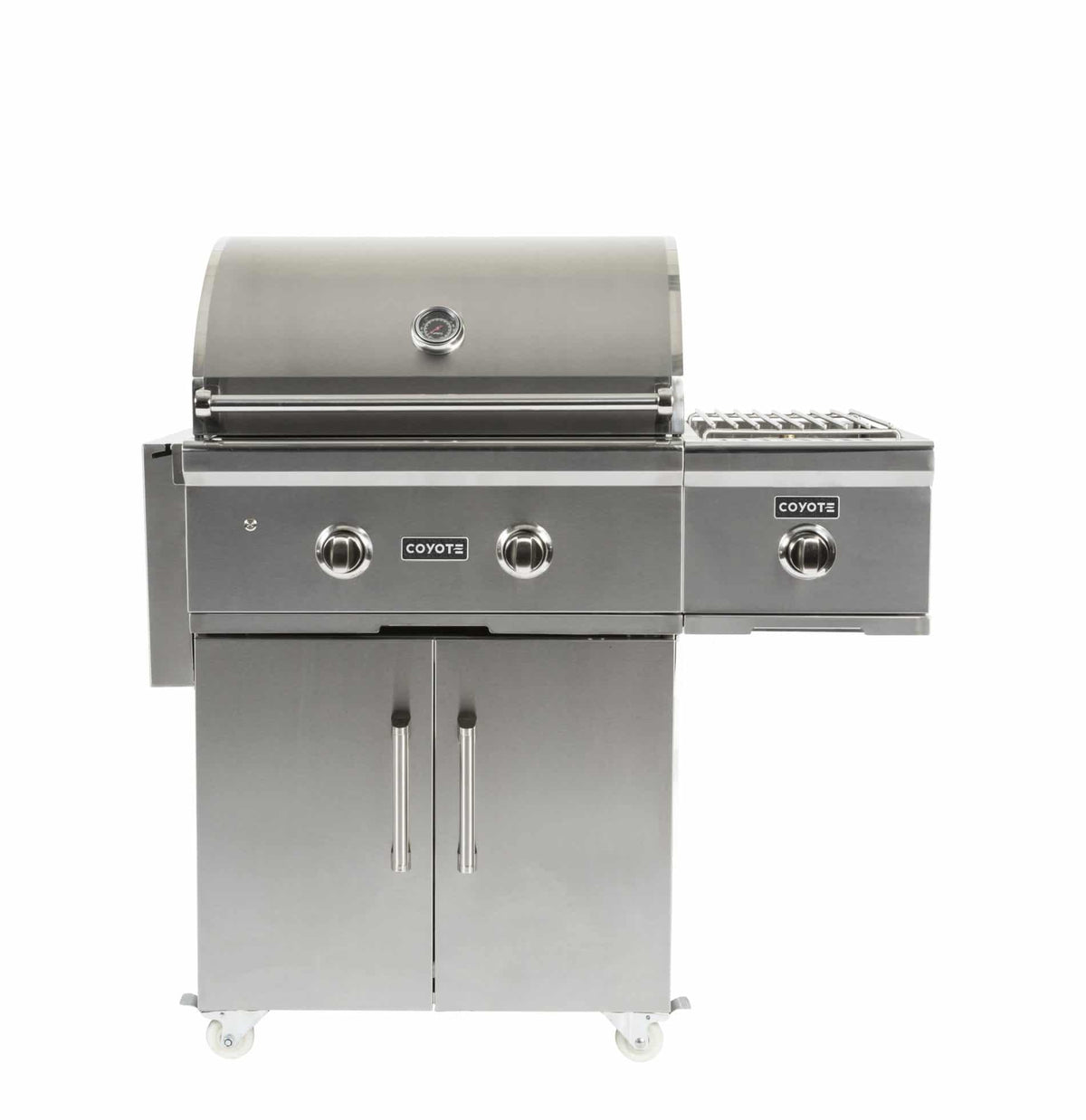 Coyote C-Series 36 Inch Built-In 4-Burner Grill Cart Freestanding Side Grill