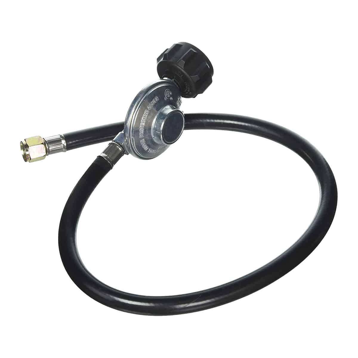 Coyote LP Regulator w/ hose for hookup to tank Close-up