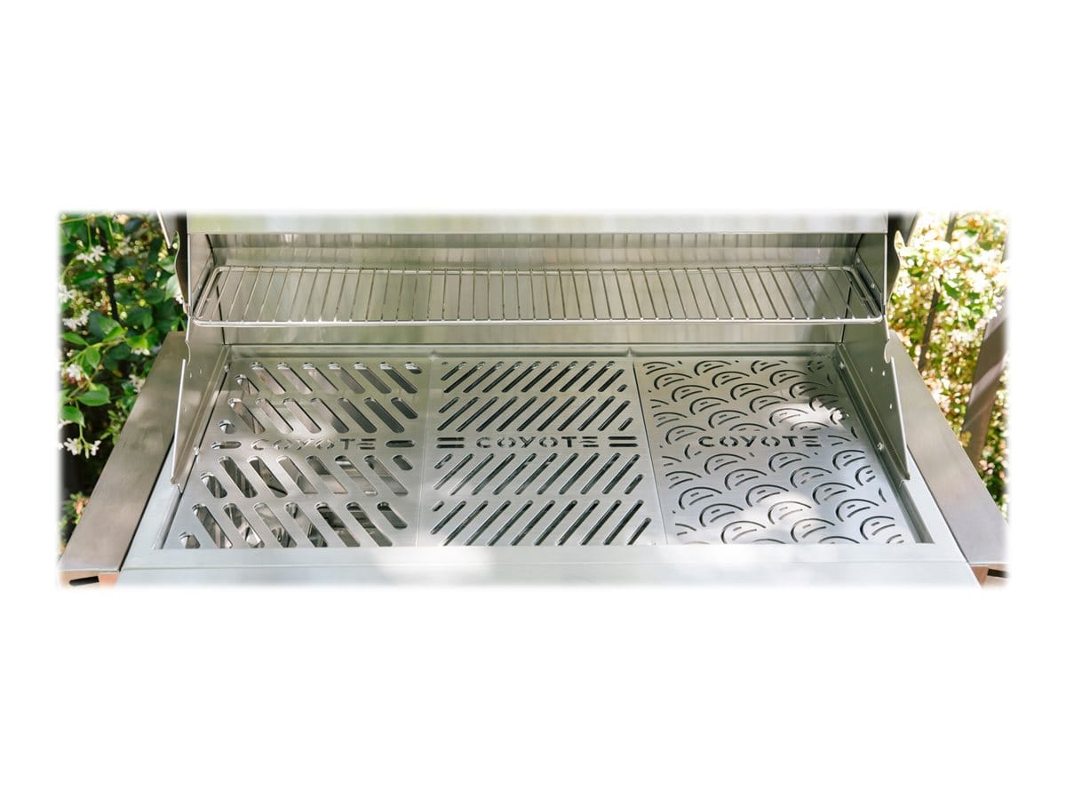 Coyote Signature Grates 3 pk for 34&quot; &amp; 36&quot; Grills Coyote Grate Top View
