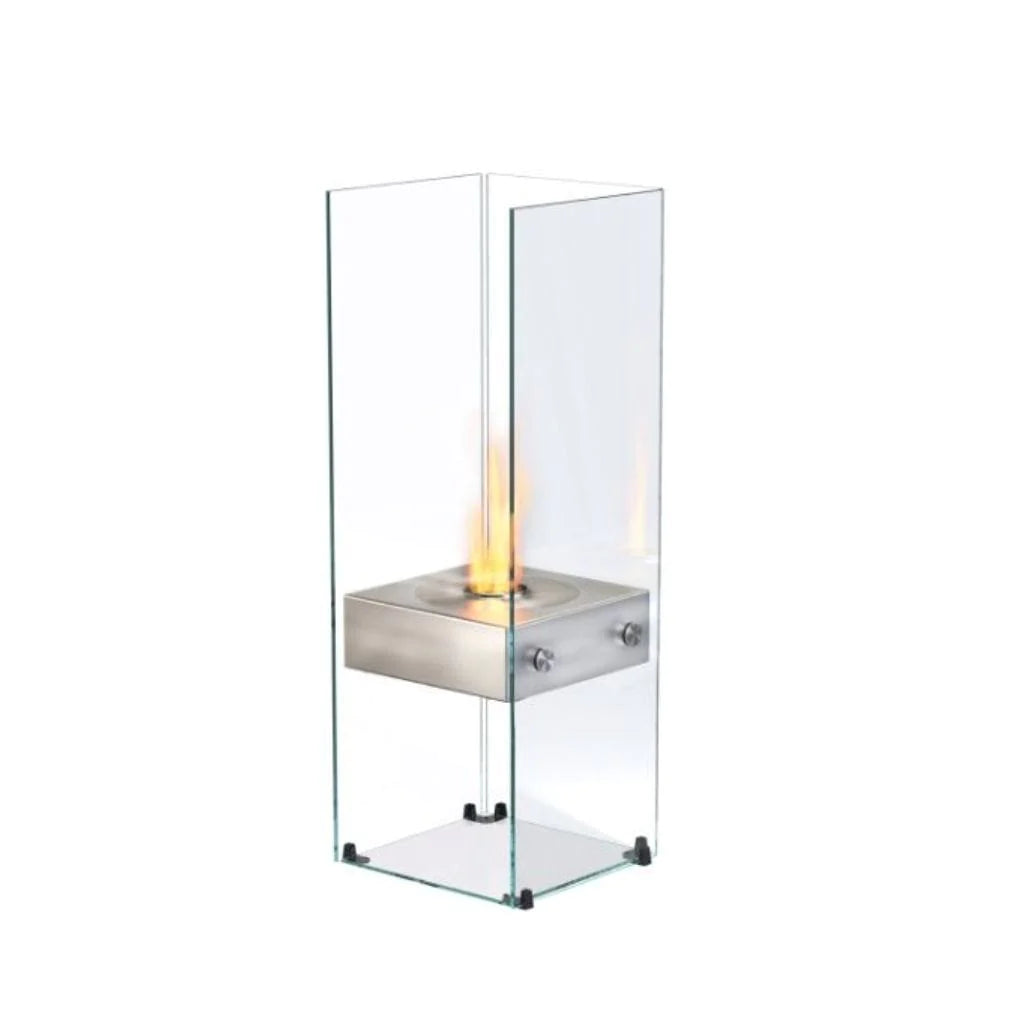 EcoSmart Fire Ghost Designer Fireplace Angled View