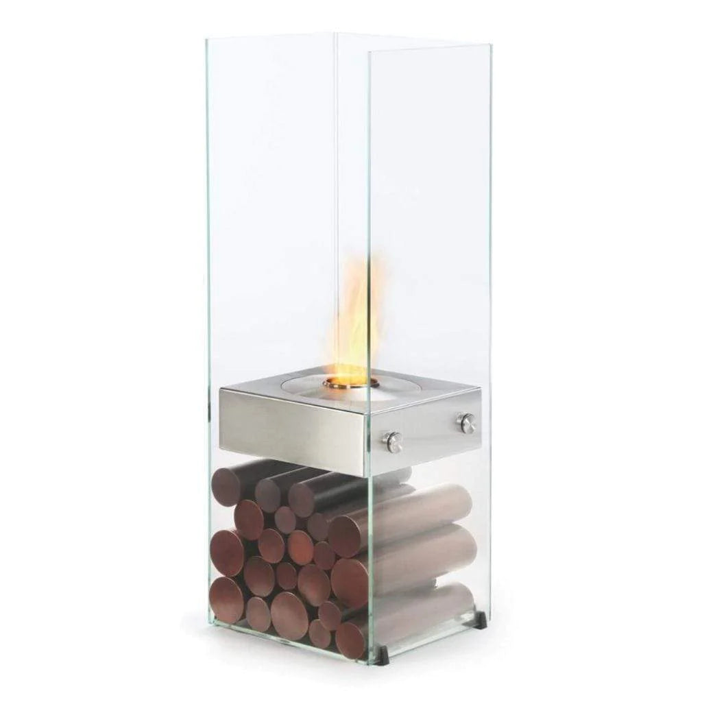 EcoSmart Fire Ghost Designer Fireplace Angled View 2