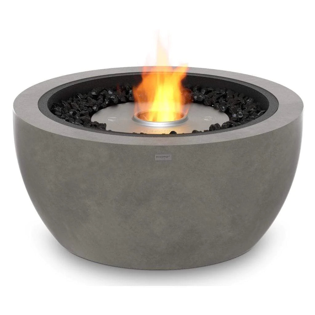 EcoSmart Fire Pod 30 Freestanding Round Concrete Fire Pit Bowl Natural