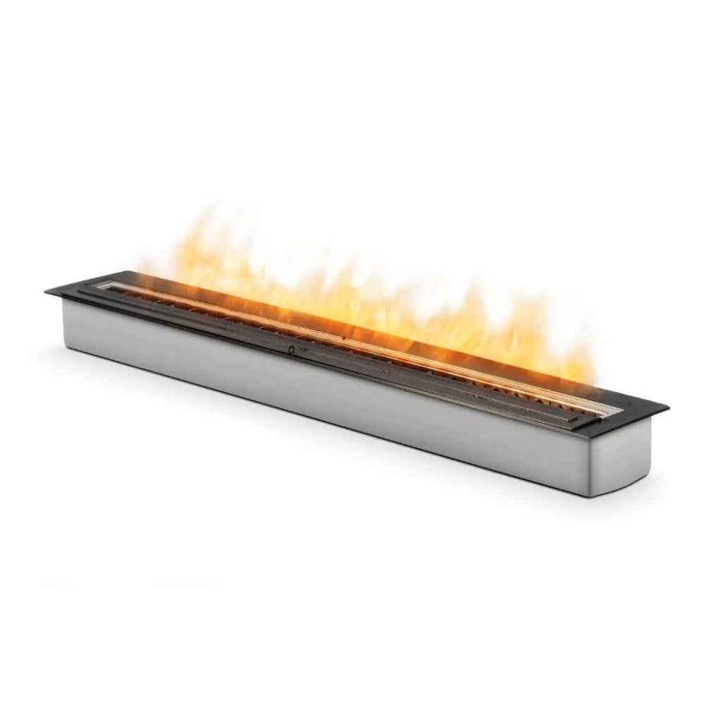 EcoSmart Fire XL 1200 47 Inch Ethanol Fireplace Burner Black Angled View