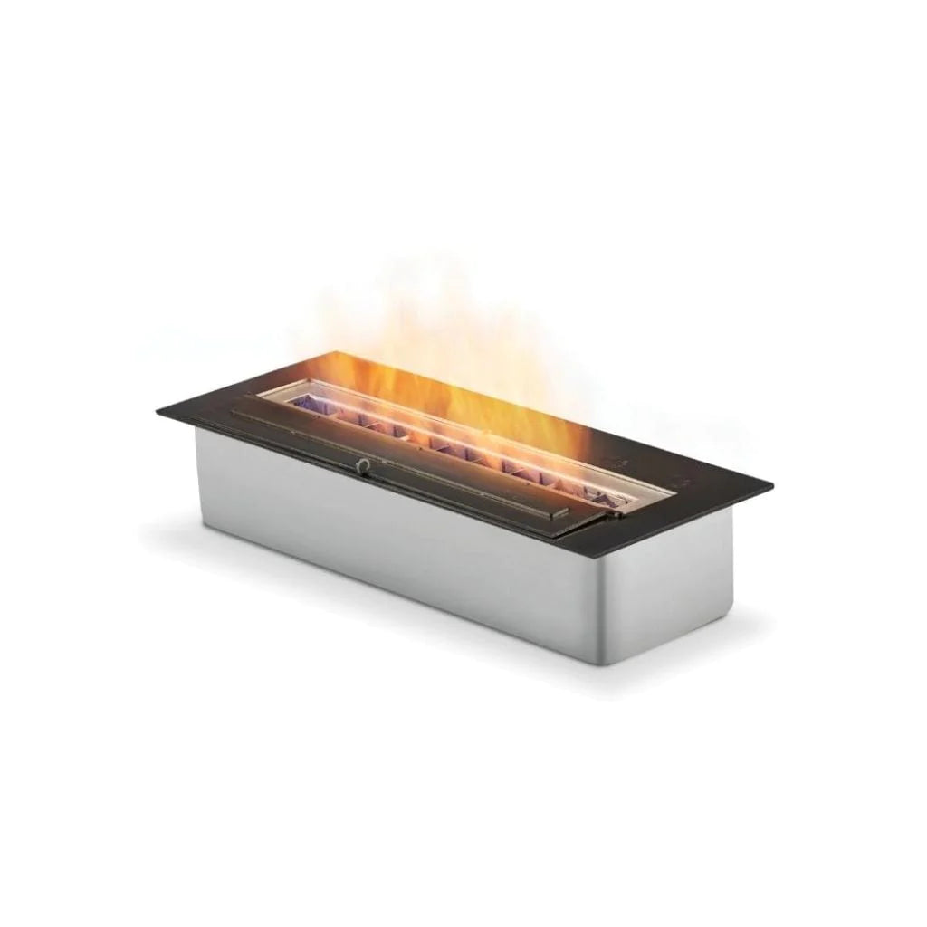 EcoSmart Fire XL 500 20 Inch Ethanol Fireplace Burner Black - Angled View